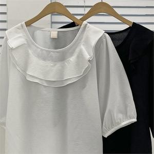 더블 빅카라 블라우스 303P118S 빅사이즈 여성