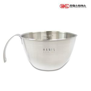 한일스텐레스/ 계량믹싱볼 304스텐 계량컵 750ml