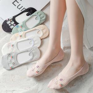 [루즈루나] 키일라 시스루 여름 발등 메쉬 망사 실리콘 발목 덧신 덧버선 양말