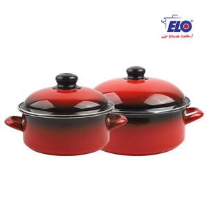 ELO 빨강법랑 2종 일반형 20cm+24cm