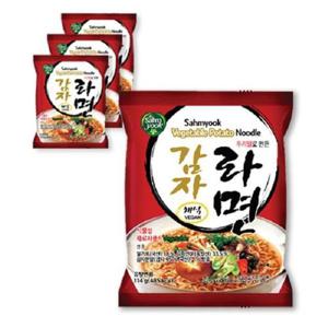 [JH621063_52EK]우리밀 감자라면 채식 감자 라면 114g 8봉