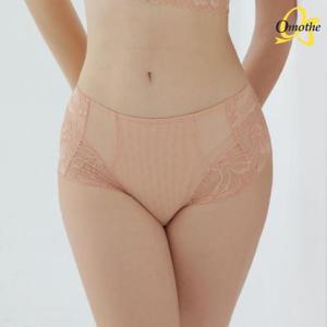 [오모떼]오모떼 이지업 에델 레이스 브라렛 팬티 1종 / 어프리콧베이지
