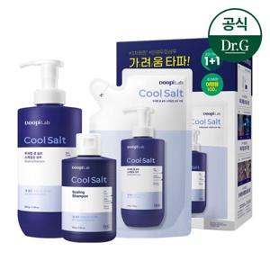 닥터지 두피랩 쿨 솔트 스케일링 샴푸 500g+리필 500g+증정 100g 기획세트 (온라인 단독)