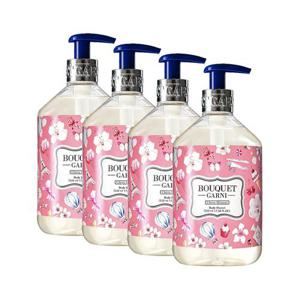 [부케가르니]부케가르니 딥 퍼퓸 바디워시 체리블라썸향 520ml x4개