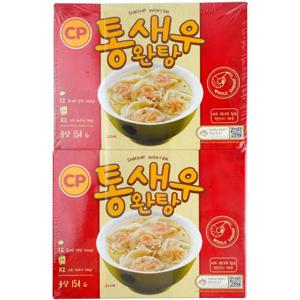 [해핑]  코스트코 CP 통새우 완탕 616g(154g x 4팩) 아이스박스 발송