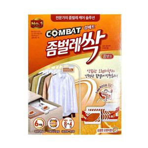 컴배트 좀벌레싹 콤보형 서랍장용8개입+옷장용4개입 의류해충 좀약 WFO2VEF