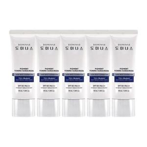도미나스 피그먼트 톤업 트라넥삼산 선크림 40ml 5개