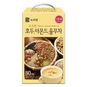[녹차원]호두아몬드율무차 80스틱(든든하게)