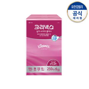 [크리넥스] 실크소프트 플러스 250매x6입