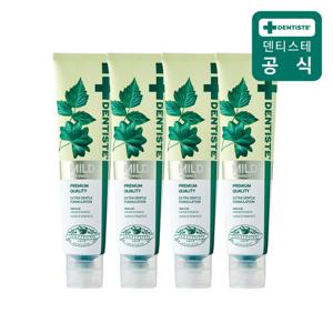 [덴티스테] 구취제거 치약 마일드 160g 4개