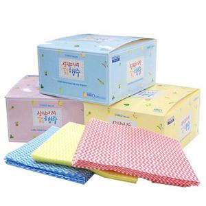 주방용품 주방 빨아쓰는 일회용 행주 타올 50매 1박스