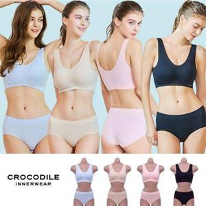 [크로커다일 언더웨어][크로커다일](25SS) NEW 감탄 브라팬티 패키지(브라 4종 + 팬티 4종)_638043