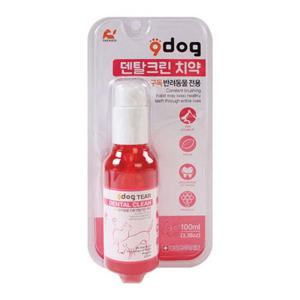 강아지 덴탈 클린 치약 딸기 100ml 1P 치석관리 양치 (WFJCYP9)