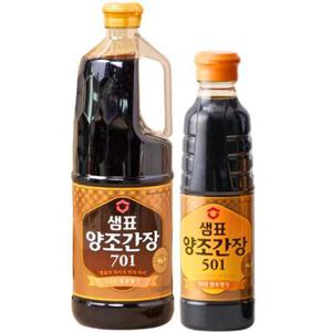 샘표 양조간장 701 1.7L x1개 + 양조간장 501 500ml x1개