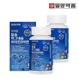 갤러리아_일양약품 프라임 칼슘마그네슘비타민D아연 1,000mg x 180정 2병 (