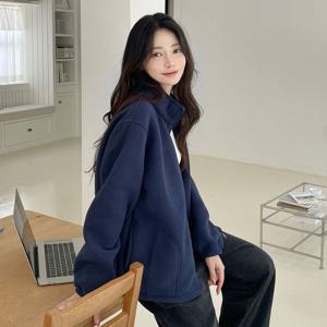 [시노코] *BEST* 남여공용 베이직 쿠션 집업 자켓 4컬러 M-XL C24J408