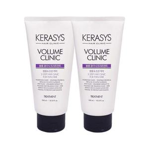 [려]케라시스 볼륨 클리닉 볼륨 손상케어 트리트먼트 300ml x2