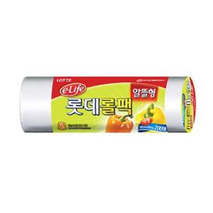 롯데 알뜰형 롤백 일회용 위생백 30x40x200매 비닐