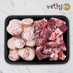 [농협안심한우] 국내산 한우 우족잡뼈 보신용 4kg