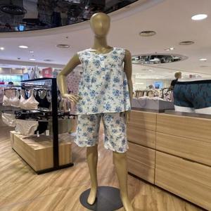 [보디가드]BGWNB301_아사면 민소매 반바지 잠옷세트