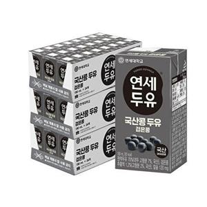 [연세우유]연세두유 국산콩 검은콩 두유 190ml 72팩