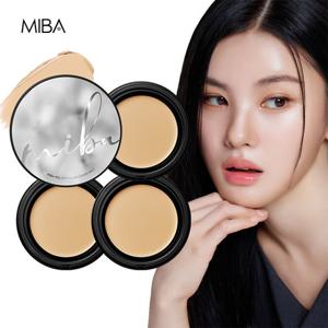 [26년 최신상/4개용량] 미바 다크스팟 커버 멜팅 밤 팩트 초특가구성 (본품 1개+리필 3개)