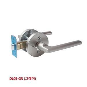 원룸꾸미기 스마토 도어록 목문레버 욕실용 DL05 GR DIY용품