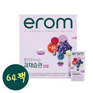 갤러리아_[이롬] 황성주 박사의 과채습관 퍼플 64팩 (190ml x 16팩 x 4박스)