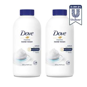 [텐텐혜택] 포밍 핸드워시 리필 430ml 2개 (딥너리싱/피치)
