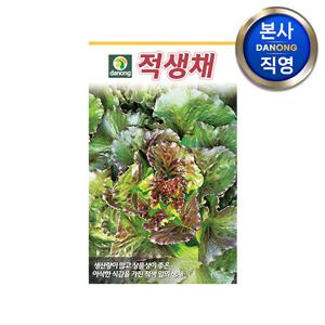 적생채 상추 씨앗 1g.적색 야채 텃밭 채소 파종 식물 키우기 농장 씨 종자.
