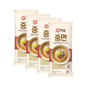 [CJ]백설 중면 900g x4개
