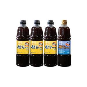 [오색단지] 참만능참치액 골드 900ml(1,040g)  x 3병 + 참만능대게액 900ml(1,050g) x 1병