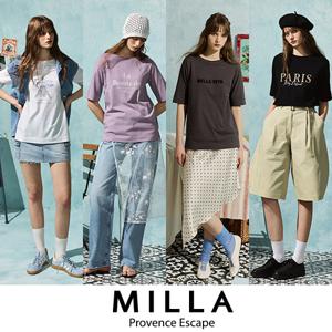 [밀라]26SS 피그먼트 티셔츠 4종(여)