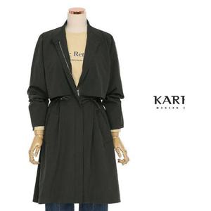 [카라]KARRA (77까지)허리스트링롱집업점퍼_KB1FJP018Q