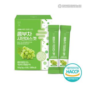 [황토농원]데이앤 콤부차 샤인머스켓 비타민 유산균 분말스틱 30포×1박스