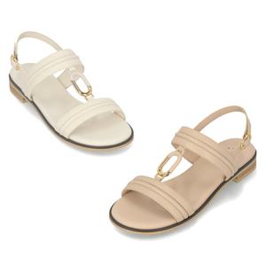 [정상가 159,000원] 엘칸토 여성 플랫 샌들 2cm LCWW32I526