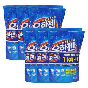[유한락스]유한젠 산소표백제 1kg + 1kg x6