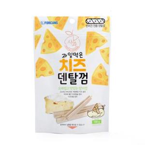 강아지 치즈덴탈껌 사과100g 간식 과일먹은 (WFJQKZE)