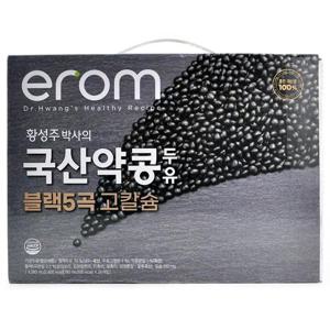 [코스트코] 이롬 황성주 국산 약콩 두유 블랙5곡 고칼슘 4560ml (190ml x 24개)