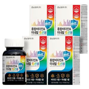 [경남제약] 종합비타민&미네랄 올인원 4박스(박스당 1.4g x 90정) / 12개월분