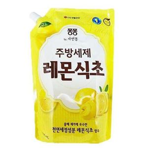 퐁 퐁 레몬식초 주방세제 과일세제 리필 1.2L WFABCB7