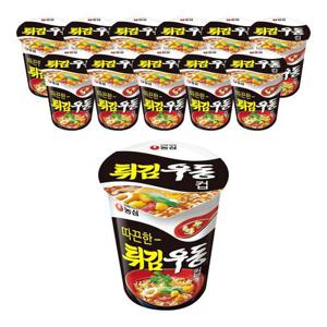 농심 튀김우동 소컵 62g X 12개