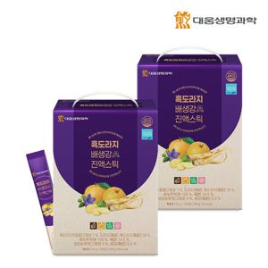 [대웅생명과학] 흑도라지 배생강 진액스틱 10g 100포 2박스