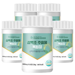 참굿즈 삼백초 추출물 복합정 60정 5통
