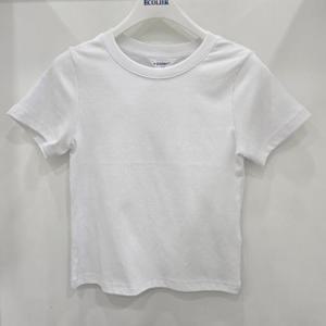 [에꼴리에]슬림핏 무지 반팔티(26AB0453)_US_US_US