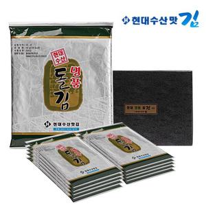 현대수산맛김 보령 대천김 명품 돌김 8봉 /조미김/전장김/구운김