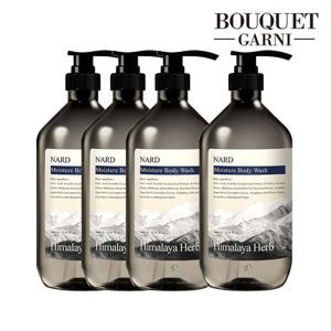 *[부케가르니] 히말라야 허브 나드 모이스처 바디워시 1000ml x4개