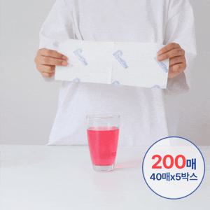[스웰데이] 세탁 이염방지 시트 200매 (40매입X5박스)