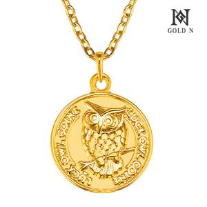 골드앤 순금 24K 부엉이 코인 목걸이 대_3.75g