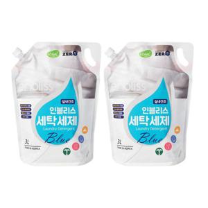 인블리스 베이킹소다 블루 실내건조 세탁세제 3Lx2개